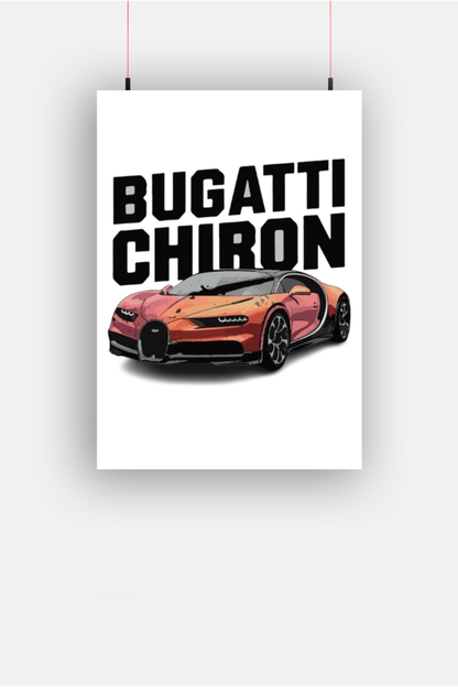 Apex Hyperstyle Bugatti Chiron A5 Poster