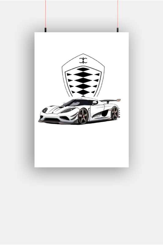 Apex Hyperstyle  Koenigsegg Jesko A5 Poster