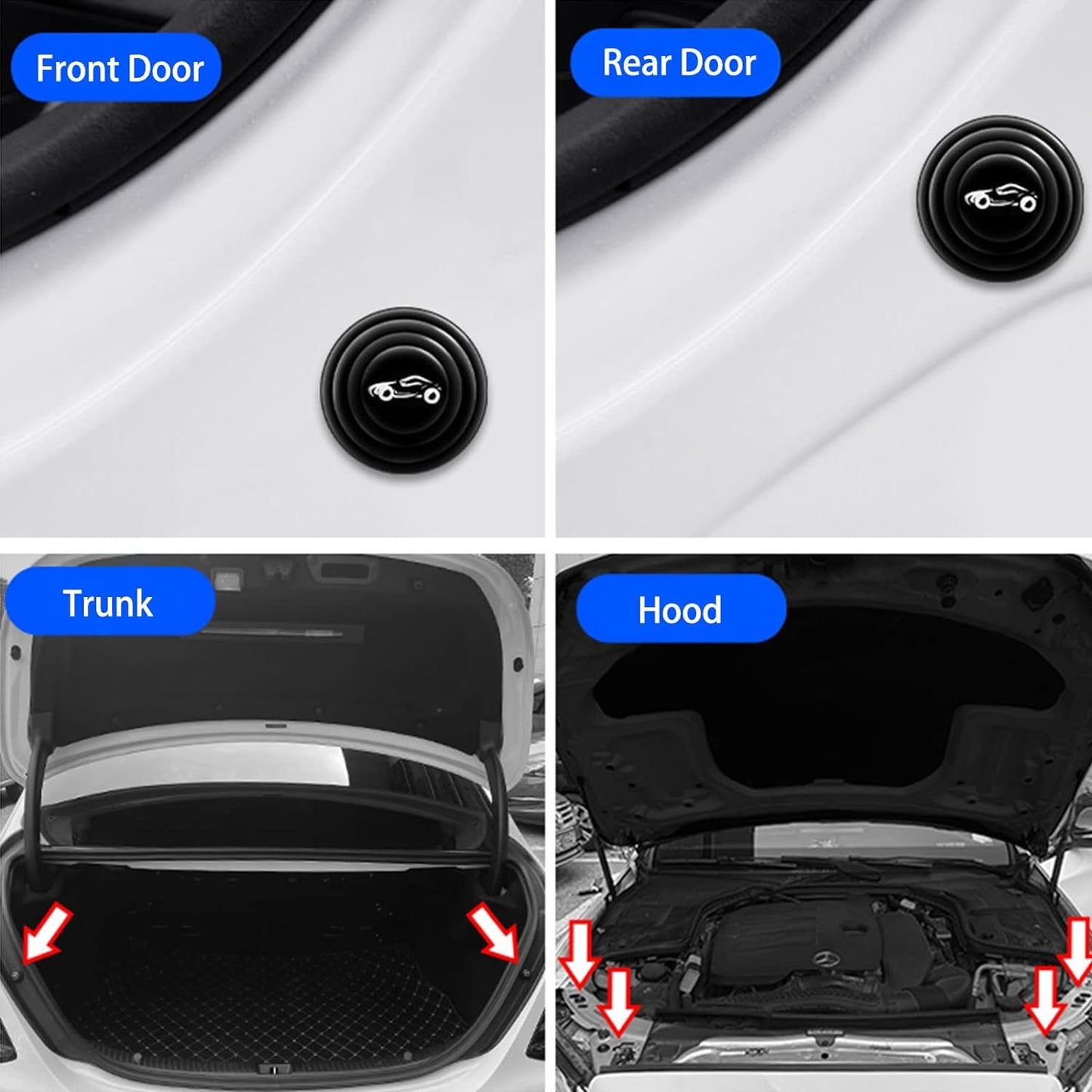 Car Door Shock Absorber Car Door Protection Sticker (1 Pc)